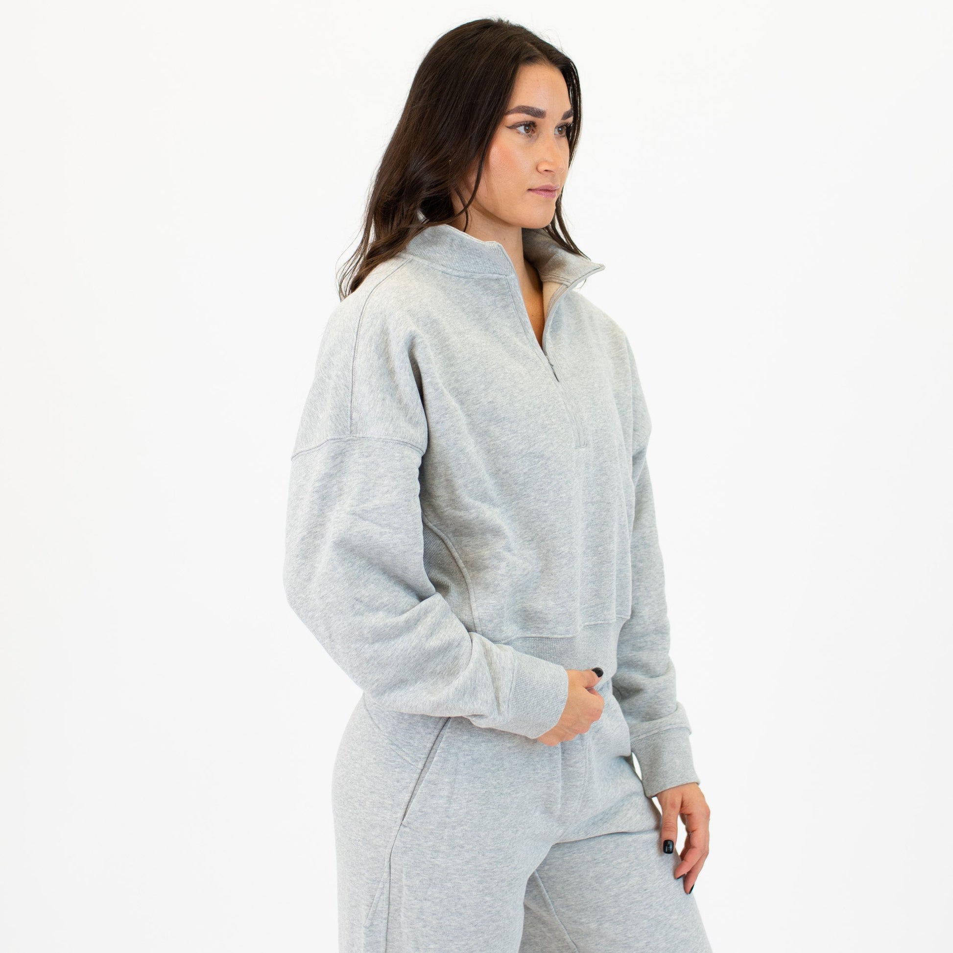 Weekender Half Zip Crop Sweatshirt - Skoutley Outdoors LLC