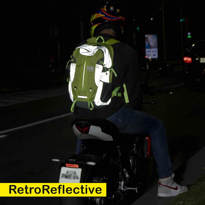 Load image into Gallery viewer, Hi Vis Reflective Commuter Bike Backpack | Riderbag Reflektor35
