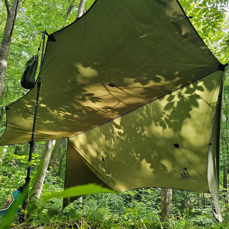 Load image into Gallery viewer, Hideaway Tarp – 12' Hammock Rain Tarp
