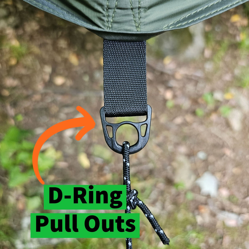 Load image into Gallery viewer, Hideaway Tarp – 12' Hammock Rain Tarp
