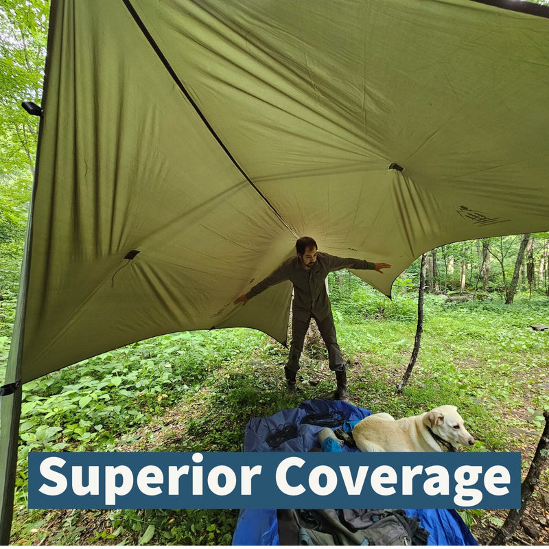Load image into Gallery viewer, Hideaway Tarp – 12' Hammock Rain Tarp
