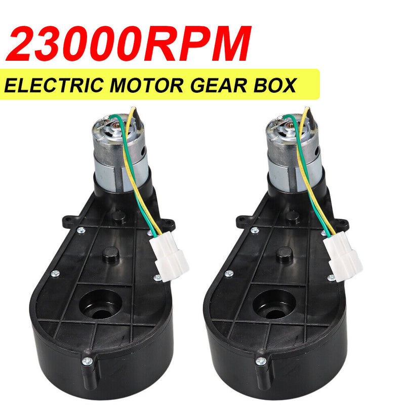 Load image into Gallery viewer, High-Speed 12V Electric Motor and Gear Box Combo for Kids&#39; Power Wheels Ride On Toys
