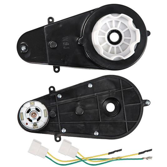 High-Speed 12V Electric Motor and Gear Box Combo for Kids' Power Wheels Ride On Toys