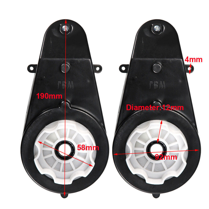 Load image into Gallery viewer, High-Speed 12V Electric Motor and Gear Box Combo for Kids&#39; Power Wheels Ride On Toys
