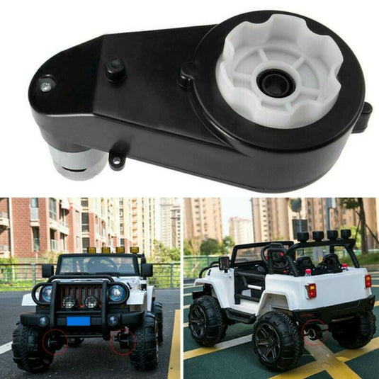 High-Speed 12V Motor and Gearbox for Ride-On Toys - Compatible with Power Wheels and Jeep Models - 30000RPM