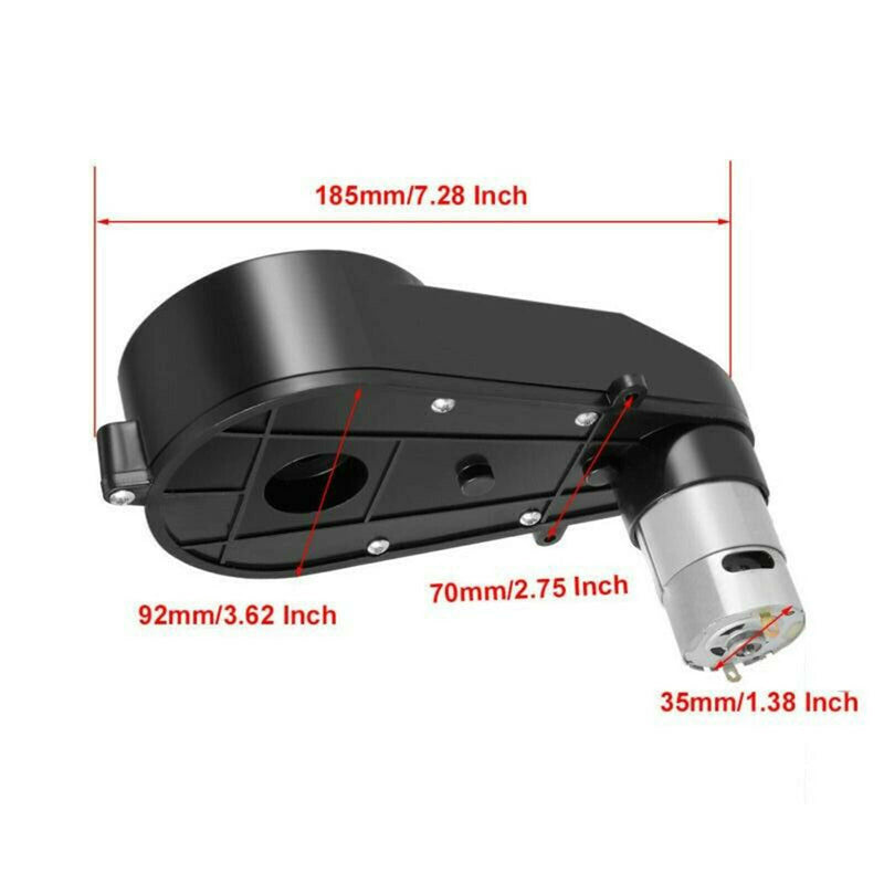 Load image into Gallery viewer, High-Speed 12V Motor and Gearbox for Ride-On Toys - Compatible with Power Wheels and Jeep Models - 30000RPM
