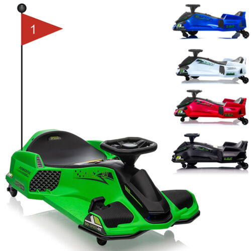 Load image into Gallery viewer, High-Speed Drift Ride-On Car for Kids with Music and LED Lights - 24V
