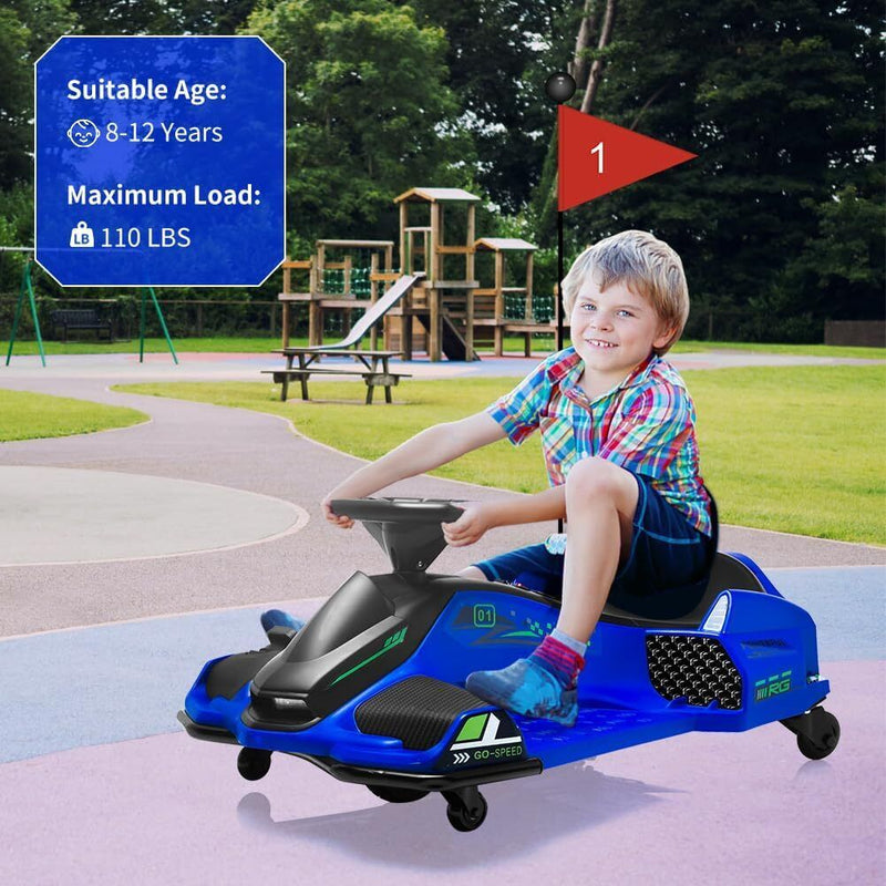 Load image into Gallery viewer, High-Speed Electric Drift Car for Kids - 24V Ride-On Drifting Cart
