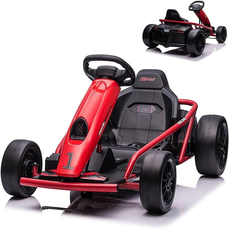 Load image into Gallery viewer, High-Speed Electric Go Kart for Kids - Perfect Racing Toy Gift (24V, 8MPH)
