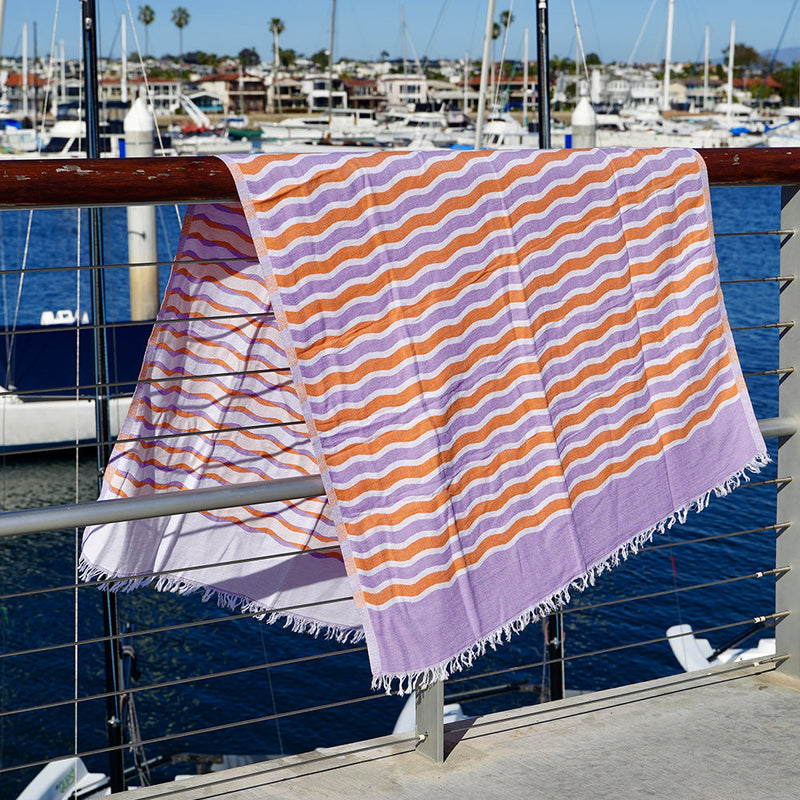 Load image into Gallery viewer, High Tide - Turkish Beach Towel
