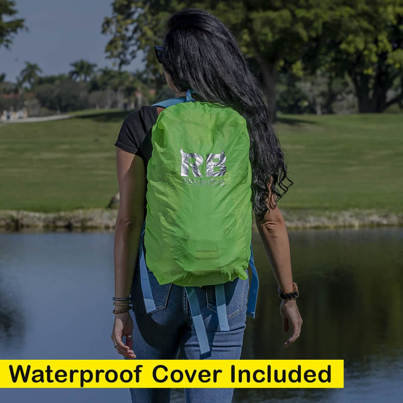 Load image into Gallery viewer, High Visibility Blue Reflective Commuter Bike Backpack |Riderbag Reflektor35
