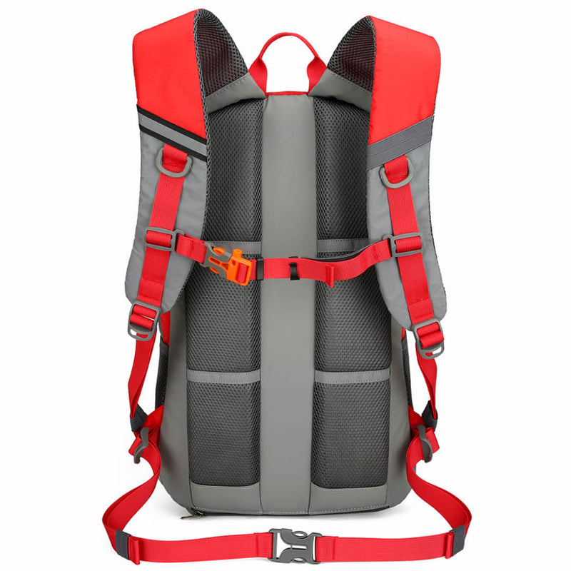 Load image into Gallery viewer, High Visibility Red Reflective Commuter Bike Backpack | Riderbag Reflektor35
