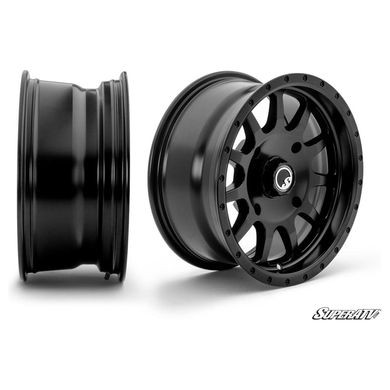 Load image into Gallery viewer, SuperATV - Highline Wheels 15X7 Wheels - Black
