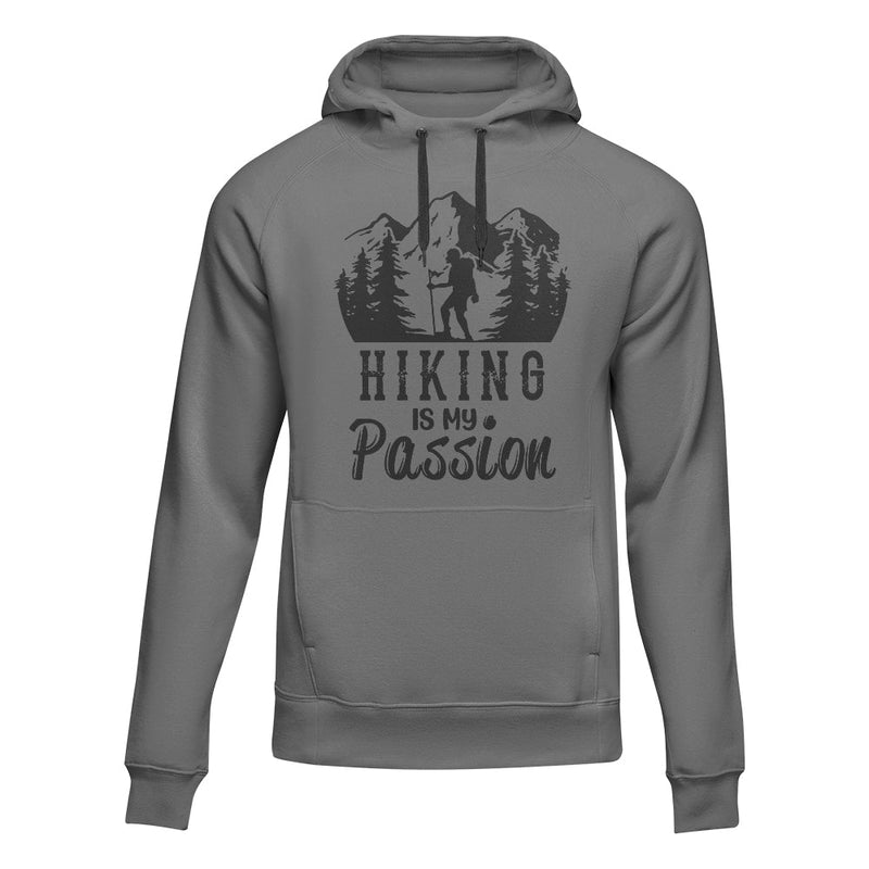 Load image into Gallery viewer, Hiking Is My Passion Adult Fleece Hooded Sweatshirt
