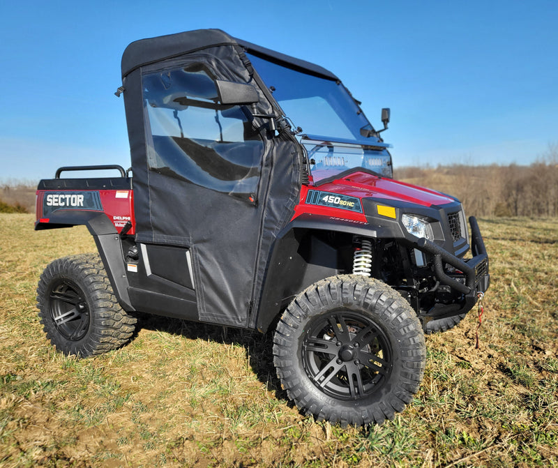 Load image into Gallery viewer, HiSun Sector 450 - Full Cab Enclosure for Hard Windshield
