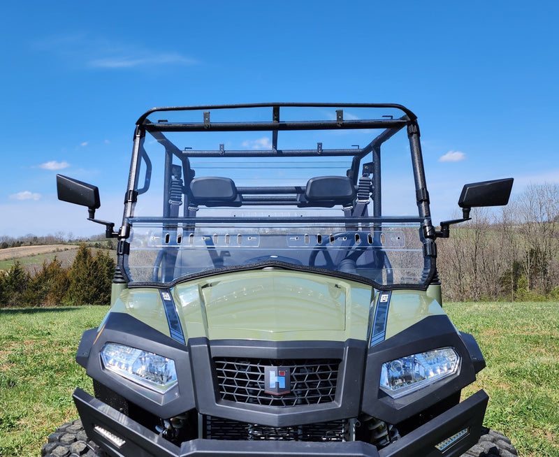 Load image into Gallery viewer, HiSun Sector 750 Crew - 2 Pc Windshield with Vent, Clamp, and Hard Coat Options
