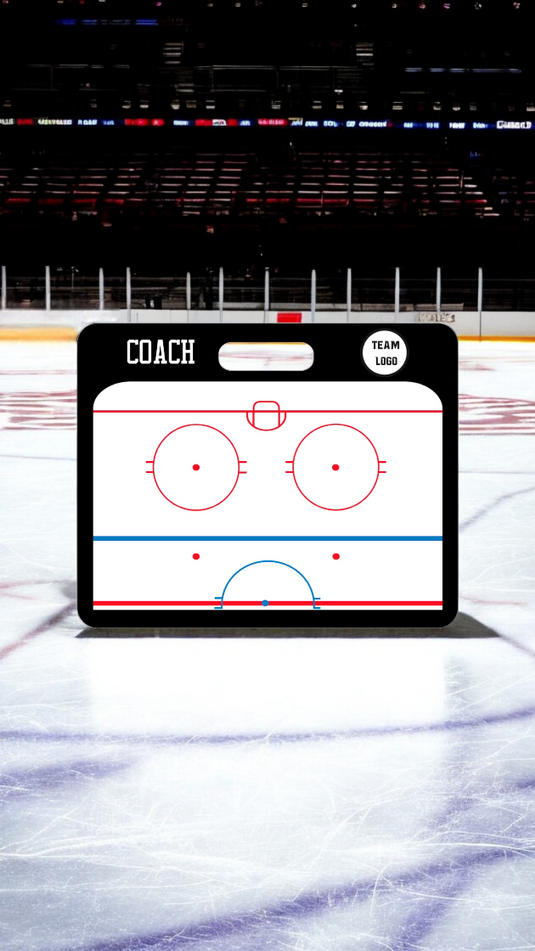 Custom Ice Hockey Magnetic Coaching Board 15.7'' x 12.6'' / 40 x 32 cm