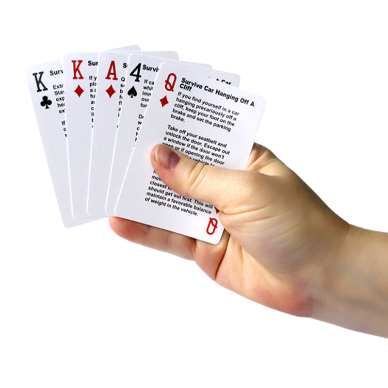 Load image into Gallery viewer, Survival Tips Playing Cards

