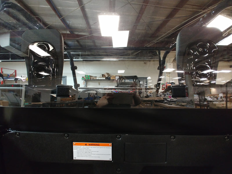 Load image into Gallery viewer, Honda Pioneer 700 2-Seater - Lexan Back Panel w/Vent and Soft Lower Panel Options
