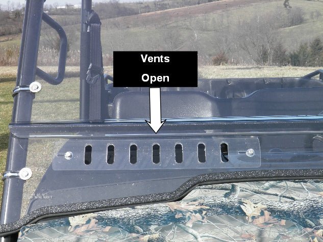 Load image into Gallery viewer, Honda Pioneer 700 2-Seater - Lexan Back Panel w/Vent and Soft Lower Panel Options
