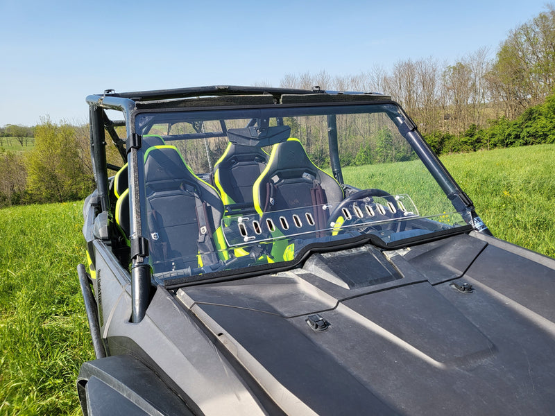 Load image into Gallery viewer, Honda Talon 4-Seater - 1 Pc Windshield w/Vent, Clamp, and Hard Coat Options

