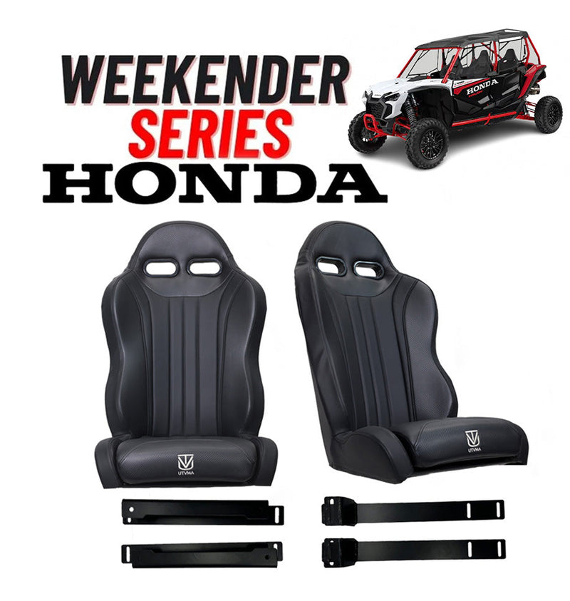 Load image into Gallery viewer, &quot;Weekender&quot; Series Pair of Front Suspension Bucket Seats Honda Talon 4 Only (2019-2024)

