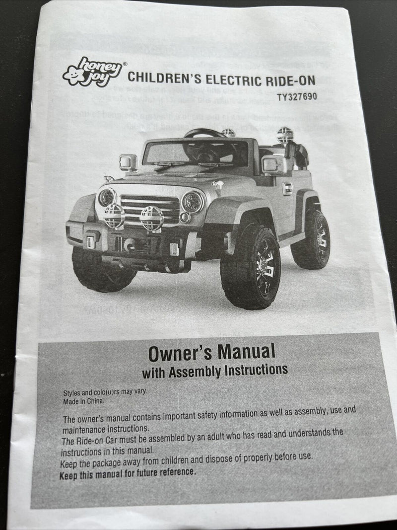 Load image into Gallery viewer, Honey Joy 12V MP3 Kids Ride On Truck Car with RC Remote Control - Model Ty327690
