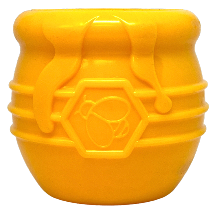 Load image into Gallery viewer, Honey Pot Dog eCup Treat Dispenser | Durable PUP-X Rubber Enrichment Toy | USA Made

