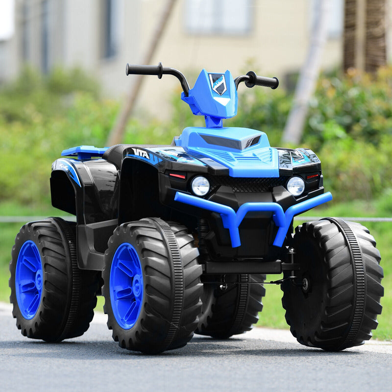 Load image into Gallery viewer, HoneyJoy 12V Kids ATV Quad Ride On Car with LED Light &amp; Music - Navy
