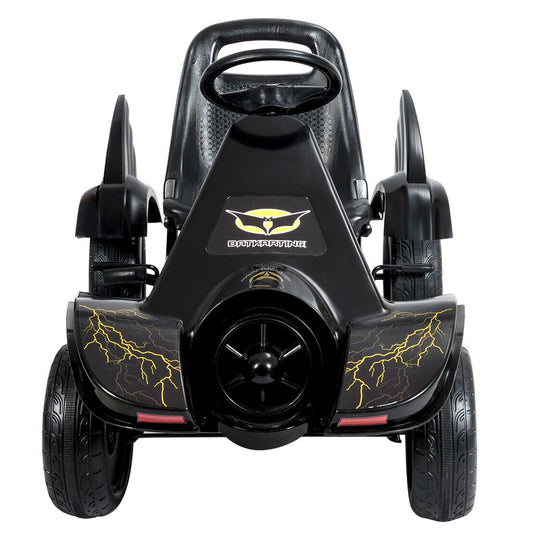 HoneyJoy 4 Wheel Racer Toy Pedal Car for Kids with Clutch and Hand Brake - Perfect for Christmas!