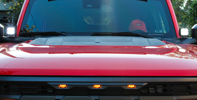 Load image into Gallery viewer, 2022+ Ford Bronco Raptor Hood Mount/Ditch Lights/Pillars

