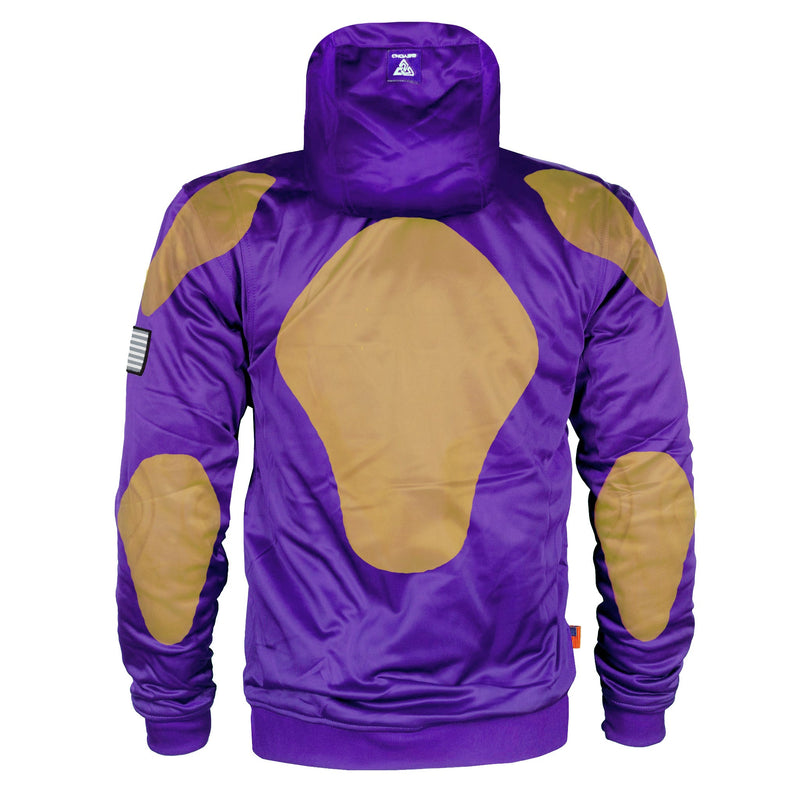 Load image into Gallery viewer, Purple Solid Ultra Protective Hoodie with Pads
