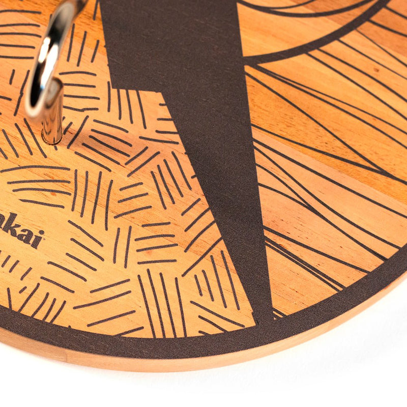 Load image into Gallery viewer, Hook and Ring Toss Game with Natural Wood Finish
