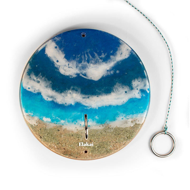 Load image into Gallery viewer, Hook and Ring Toss Game with Resin and Epoxy Finish | The Beach Hook and Ring Game
