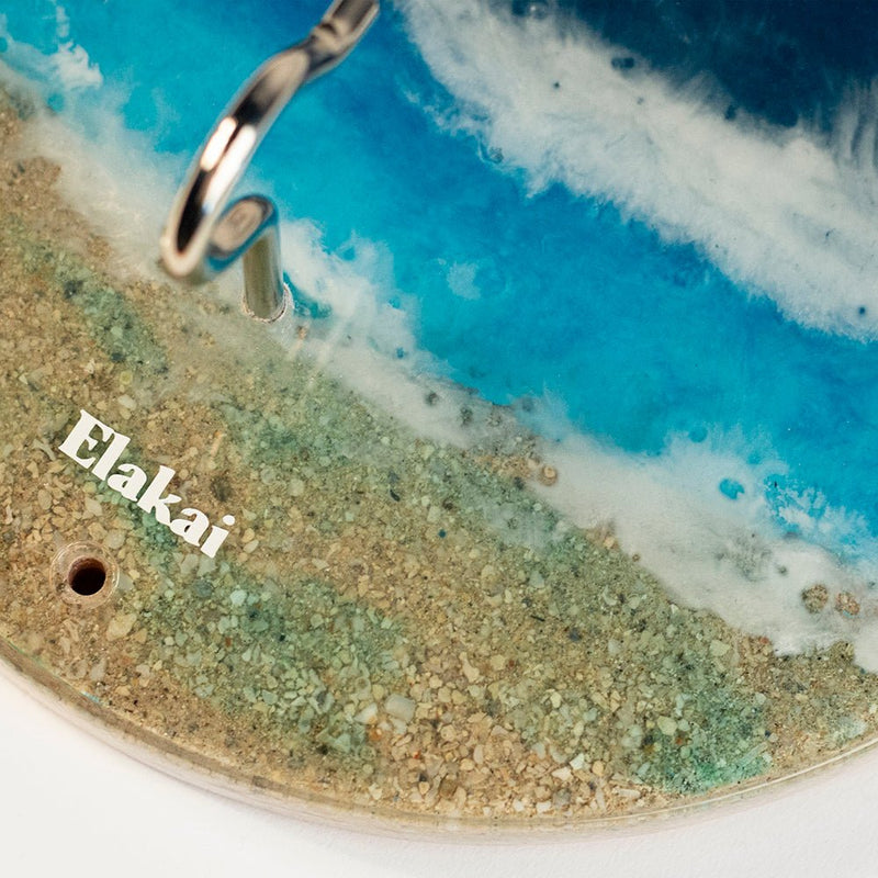 Load image into Gallery viewer, Hook and Ring Toss Game with Resin and Epoxy Finish | The Beach Hook and Ring Game
