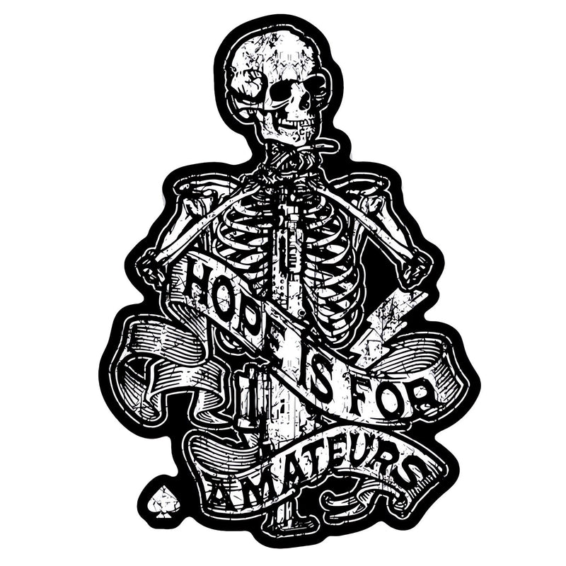 Load image into Gallery viewer, Hope Is For Amateurs Skeleton Decal
