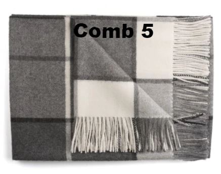 Load image into Gallery viewer, Horizon Stripe Alpaca Throw

