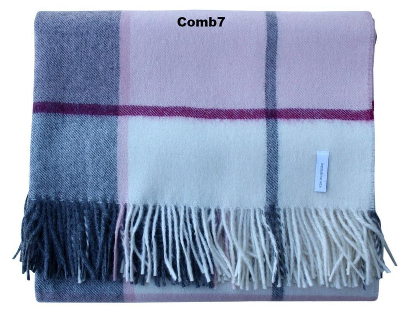 Load image into Gallery viewer, Horizon Stripe Alpaca Throw
