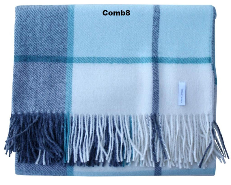 Load image into Gallery viewer, Horizon Stripe Alpaca Throw
