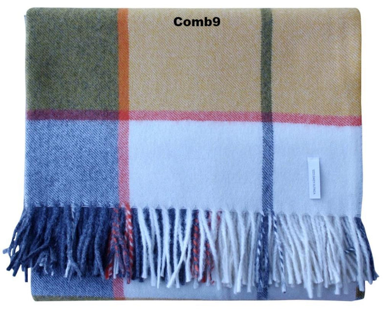 Load image into Gallery viewer, Horizon Stripe Alpaca Throw
