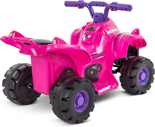 Hot Pink Mini Quad Electric Ride on Car for Kids
