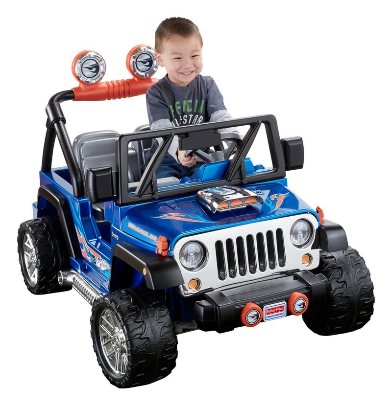Load image into Gallery viewer, Hot Wheels Jeep Wrangler by Fisher-Price: Power Wheels Edition

