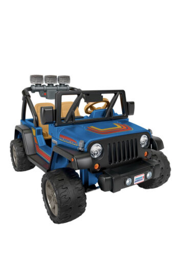 Load image into Gallery viewer, Hot Wheels Jeep Wrangler Ride-On - Blue (CBG61) - 2 Seater
