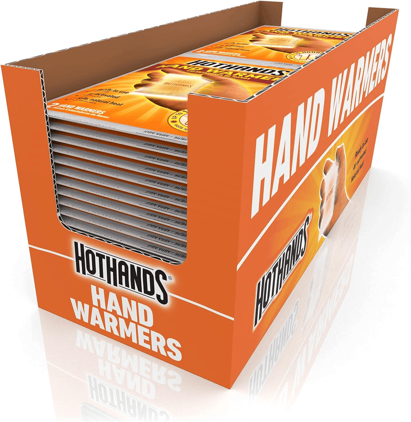 Load image into Gallery viewer, HotHands Hand Warmers - Long Lasting Safe Natural Odorless Air Activated Warmers - Up to 10 Hours of Heat - 40 Pair Box
