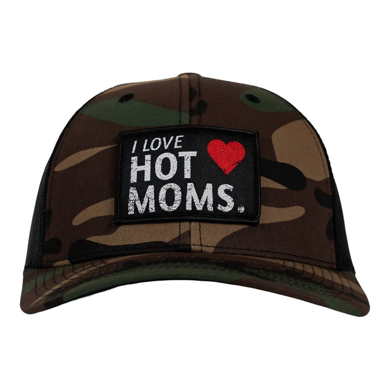 Load image into Gallery viewer, I Love Hot Mom&#39;s Patch Snapback Hat
