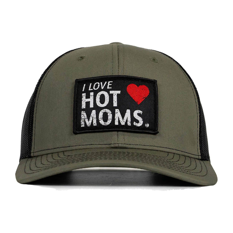 Load image into Gallery viewer, I Love Hot Mom&#39;s Patch Snapback Hat
