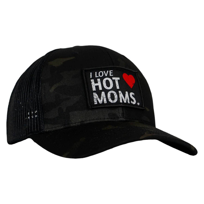Load image into Gallery viewer, I Love Hot Mom&#39;s Patch Snapback Hat
