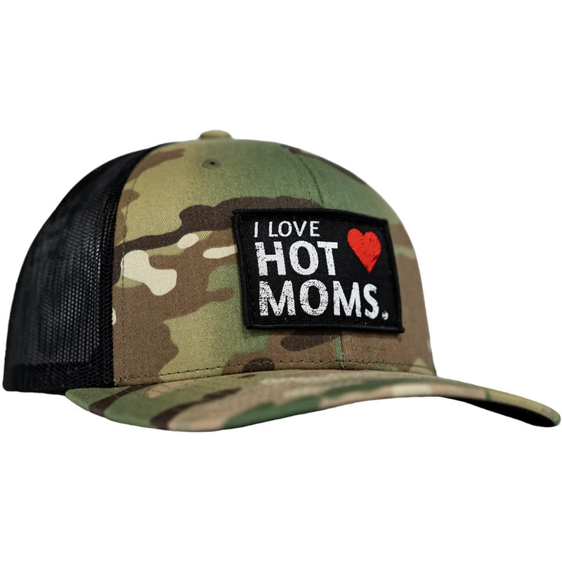 Load image into Gallery viewer, I Love Hot Mom&#39;s Patch Snapback Hat
