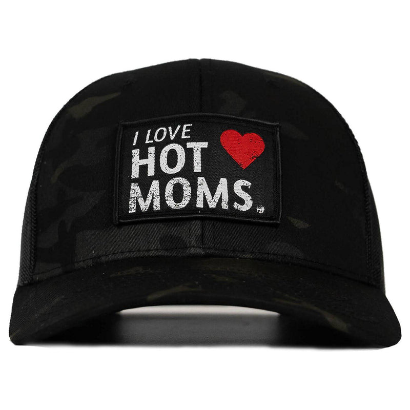 Load image into Gallery viewer, I Love Hot Mom&#39;s Patch Snapback Hat
