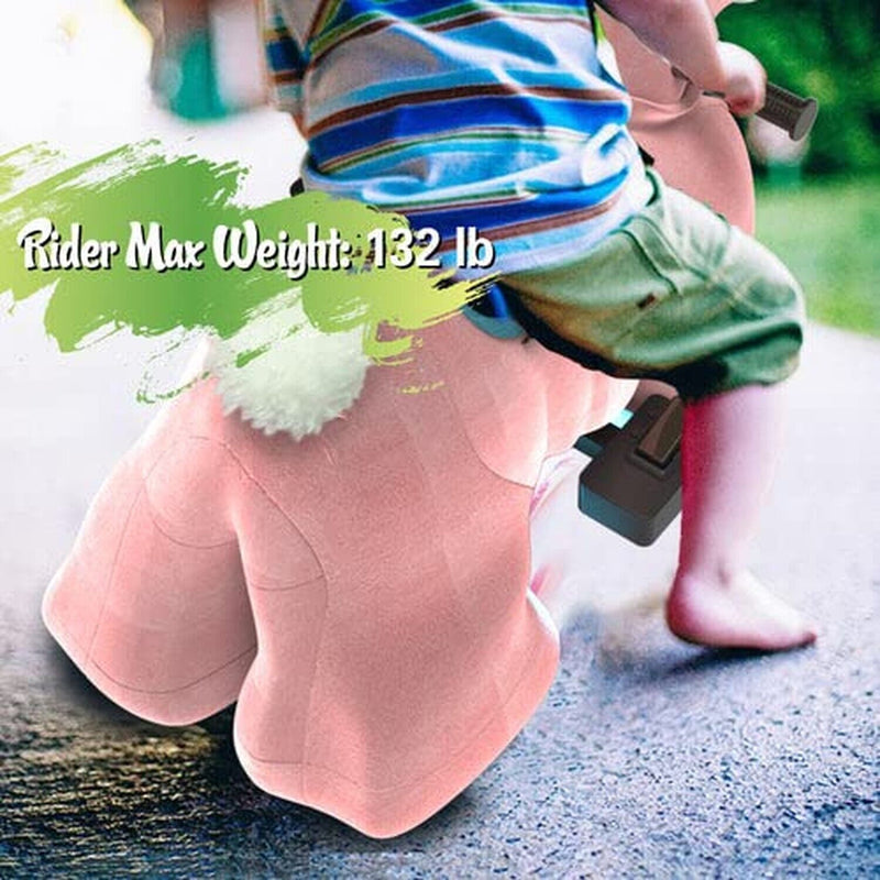 Load image into Gallery viewer, HOVER HEART Electric Alpaca Ride-On Toy, 6V Powered Animal Ride with Wheels
